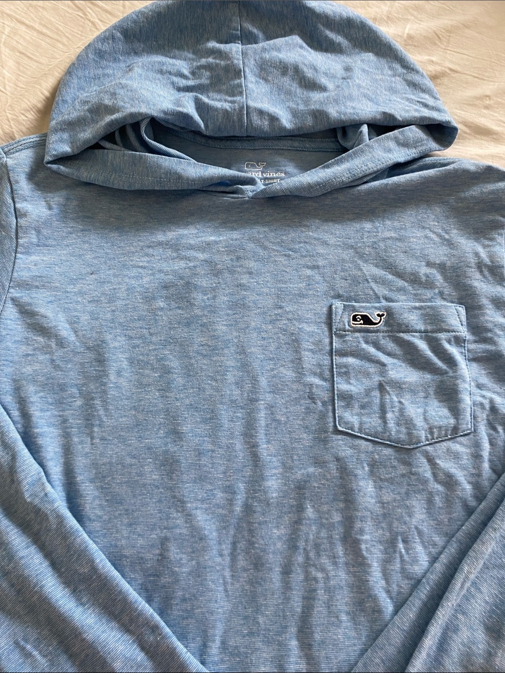 Vineyard Vines Boys Edgartown Long Sleeved Pocket Hoodie tee